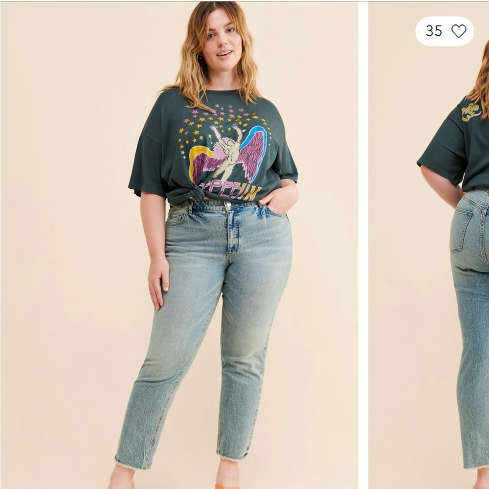 Pilcro High-Rise Vintage Straight Jeans size 29